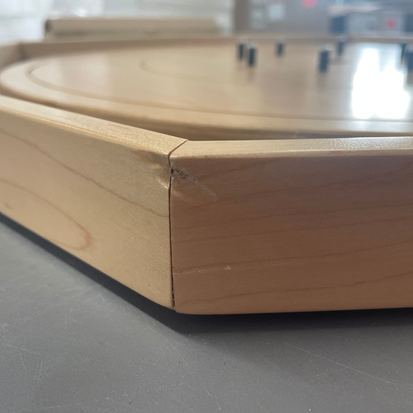 The Mountie - Large Traditional Crokinole Board Game Set