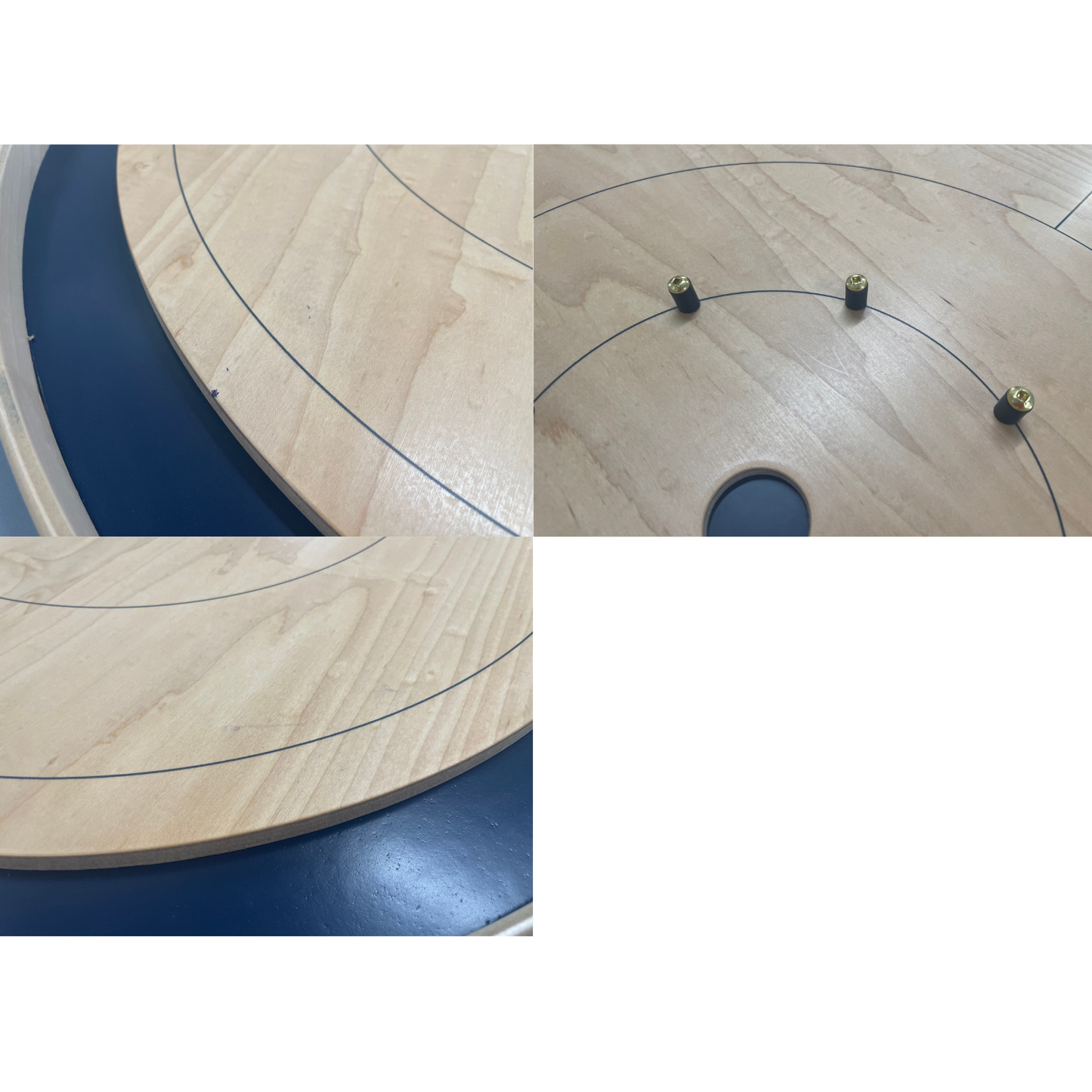The Navy Board by Crokinole Canada - Tournament Board Game Set - Meets NCA Standards