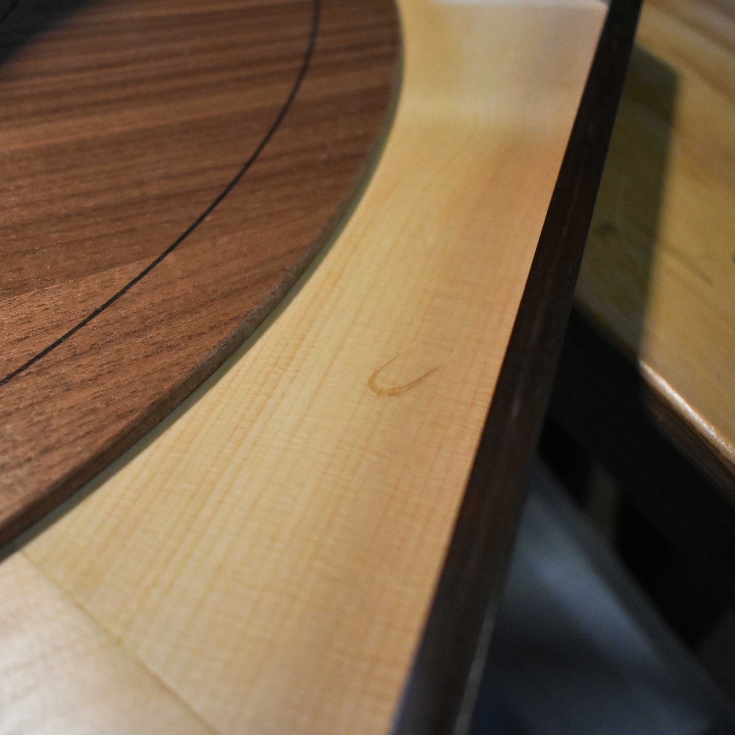 The Walnut Wonder - Large Traditional Crokinole Board Game Set