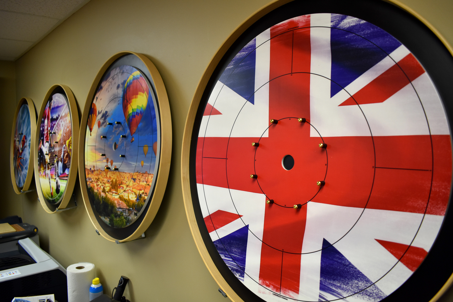 The British - Tournament Style Crokinole Board Game Set (Meets NCA Standards)