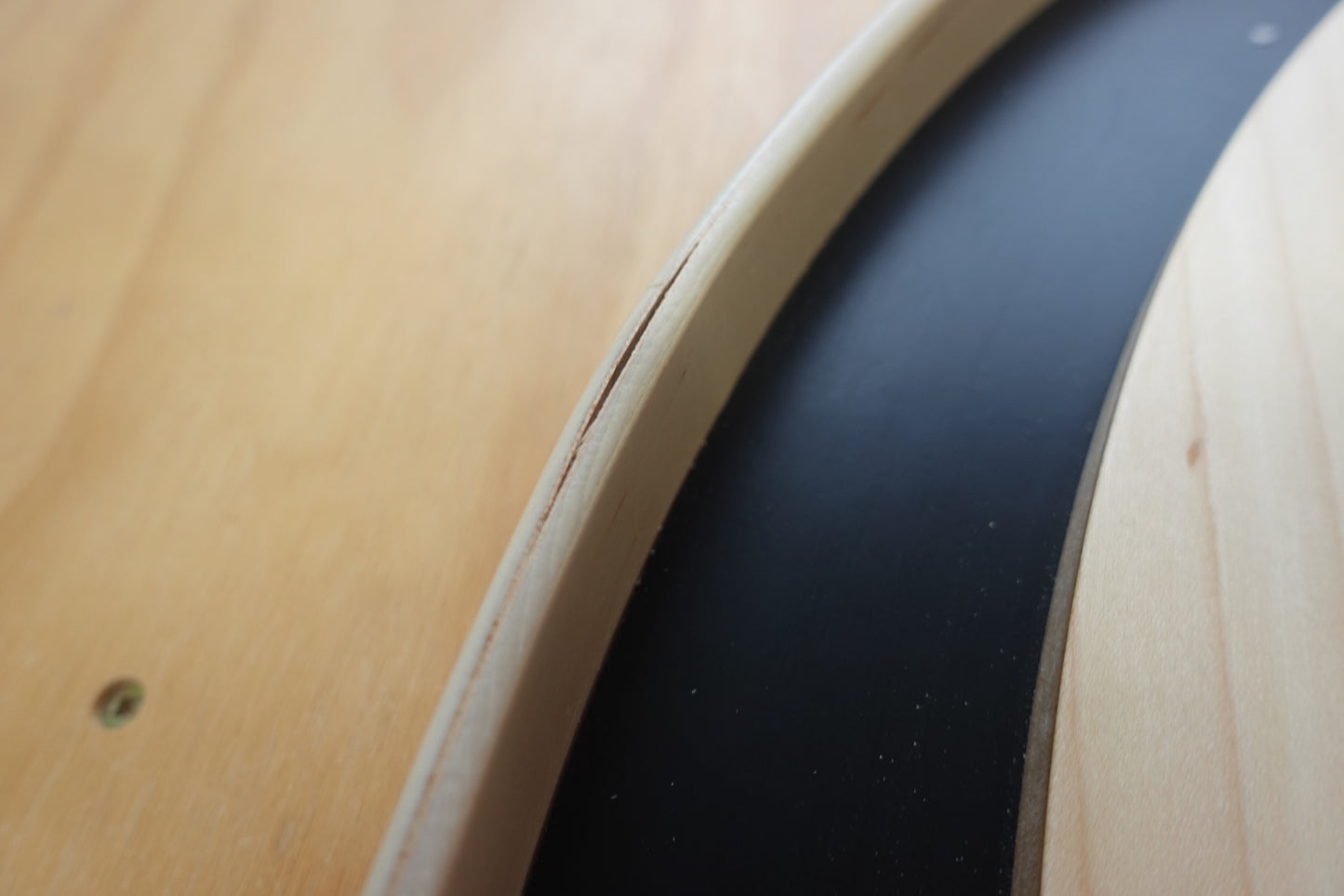 The Crokinole Canada Board (No Branding / No Checkerboard) - Tournament Board Game Set - Meets NCA Standards