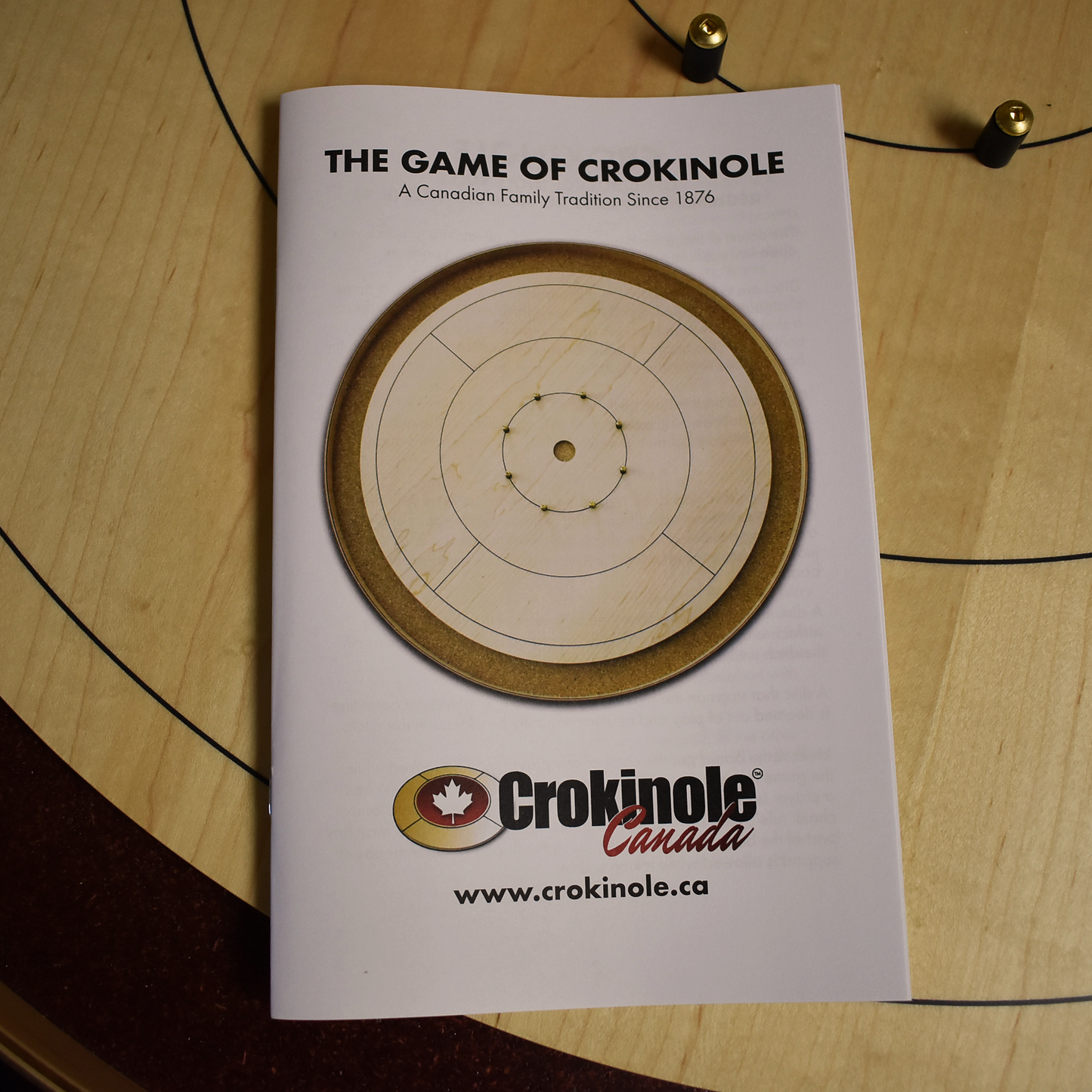 The Canadian Hockey Hero - Tournament Style Crokinole Board Game Set (Meets NCA Standards)