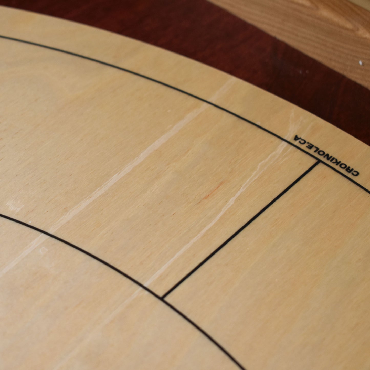 The Baltic Bircher (With Scoring Numbers) - Large Traditional Crokinole Board Game Set