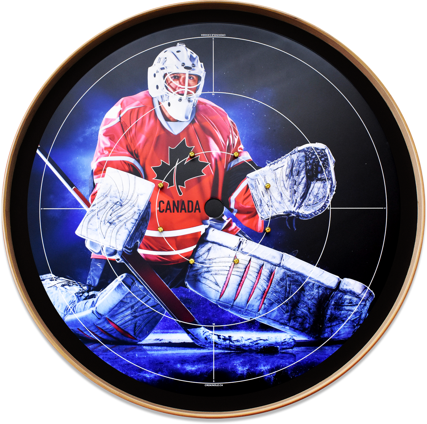 The Canadian Hockey Hero - Tournament Style Crokinole Board Game Set (Meets NCA Standards)