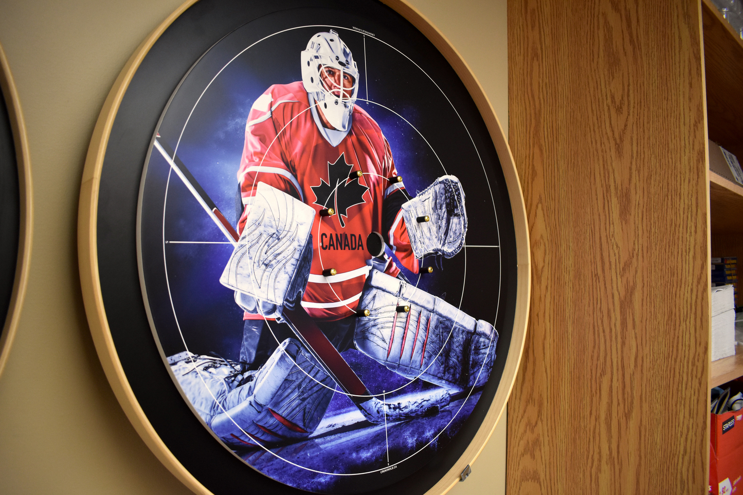 The Canadian Hockey Hero - Tournament Style Crokinole Board Game Set (Meets NCA Standards)