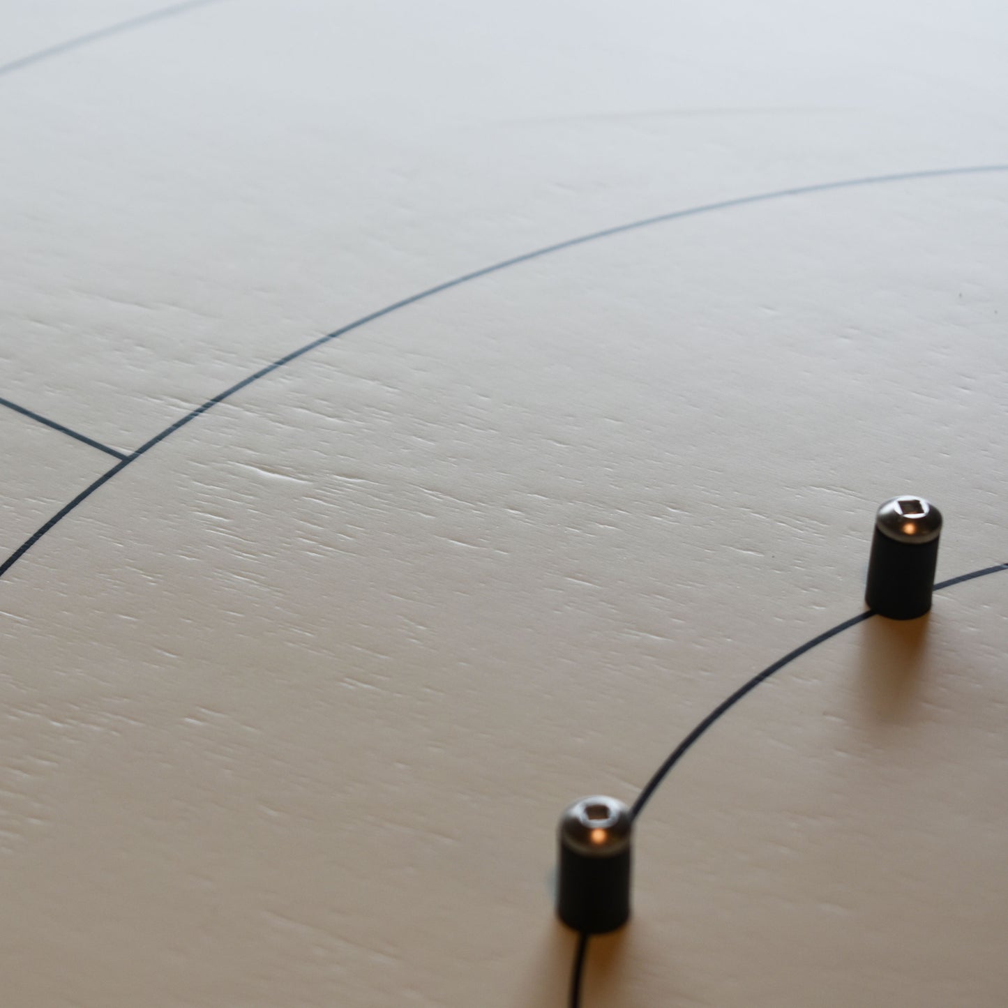 The International Standard Board - Tournament Style Crokinole Board Game Set (Meets NCA Standards)