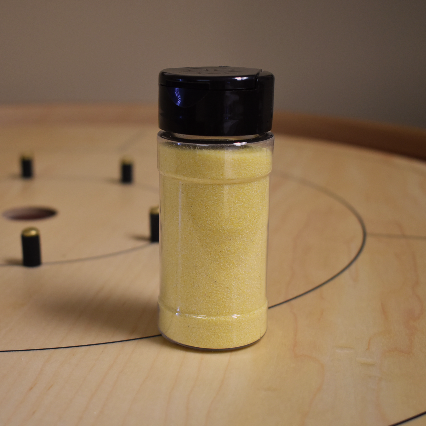 The Golden Horse - Tournament Style Crokinole Board Game Set (Meets NCA Standards)