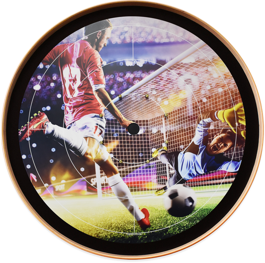 The Soccer Star - Tournament Style Crokinole Board Game Set (Meets NCA Standards)