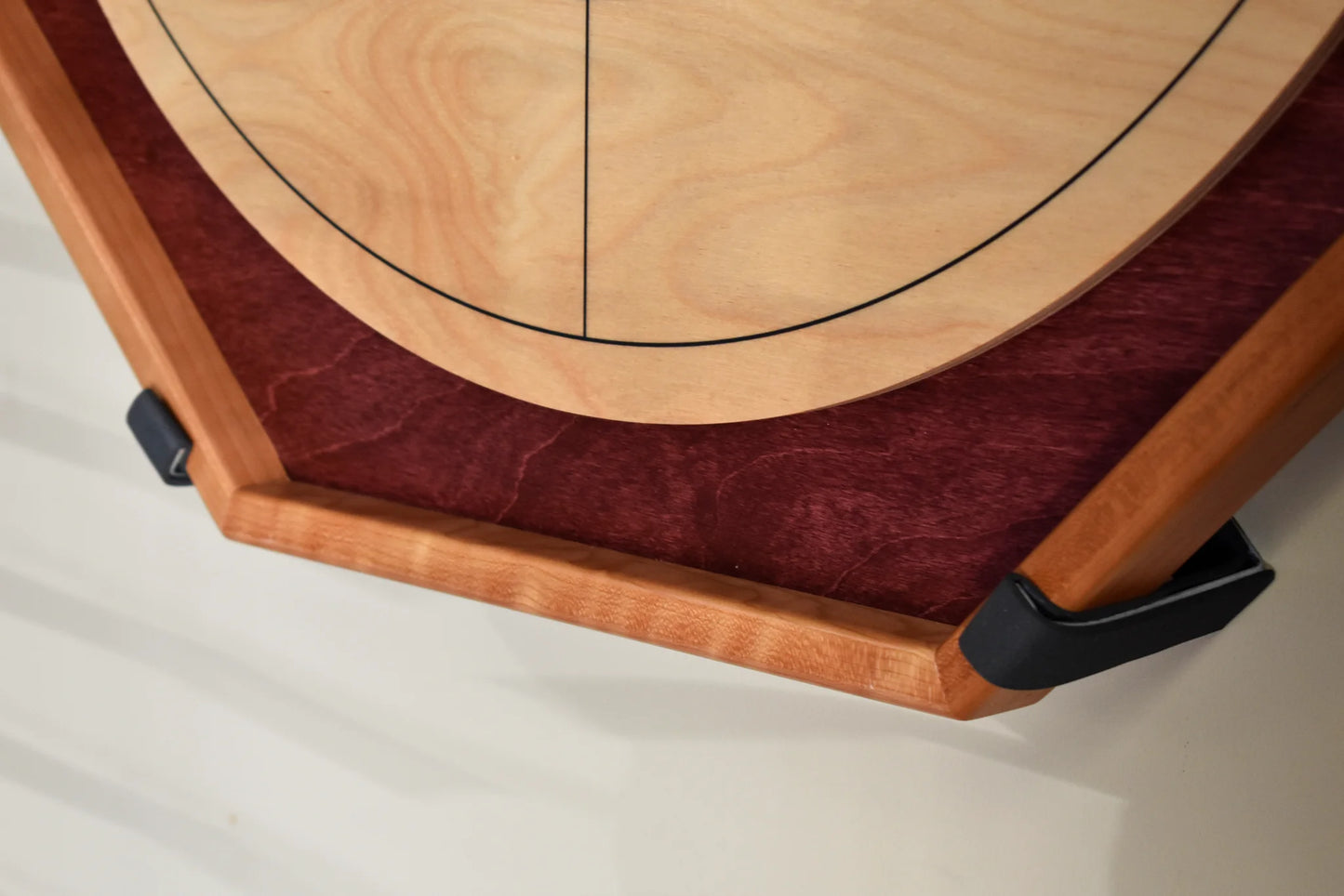 Soportes de pared de tablero de crokinole