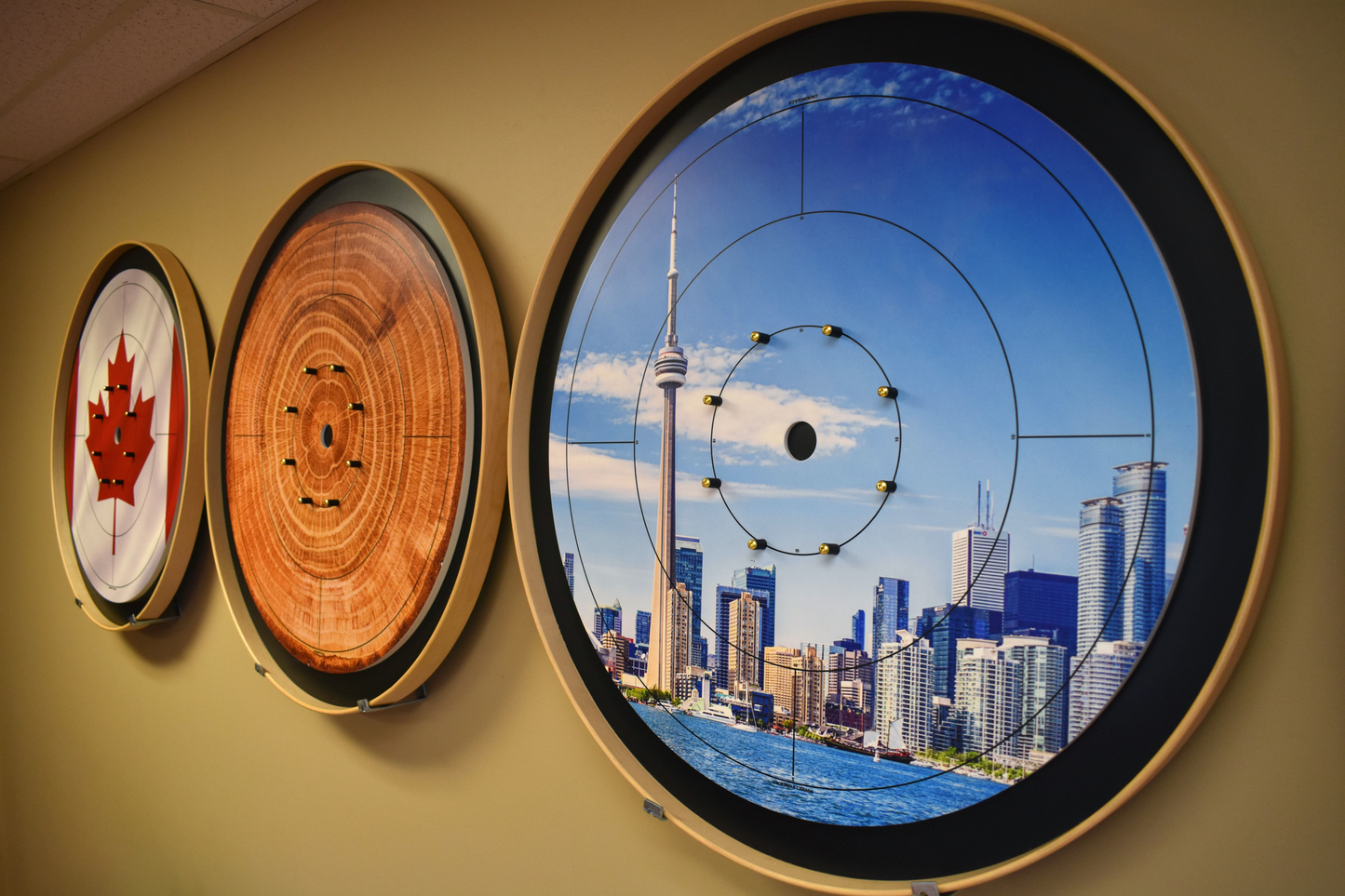 The Torontonian - Tournament Style Crokinole Board Game Set (Meets NCA Standards)
