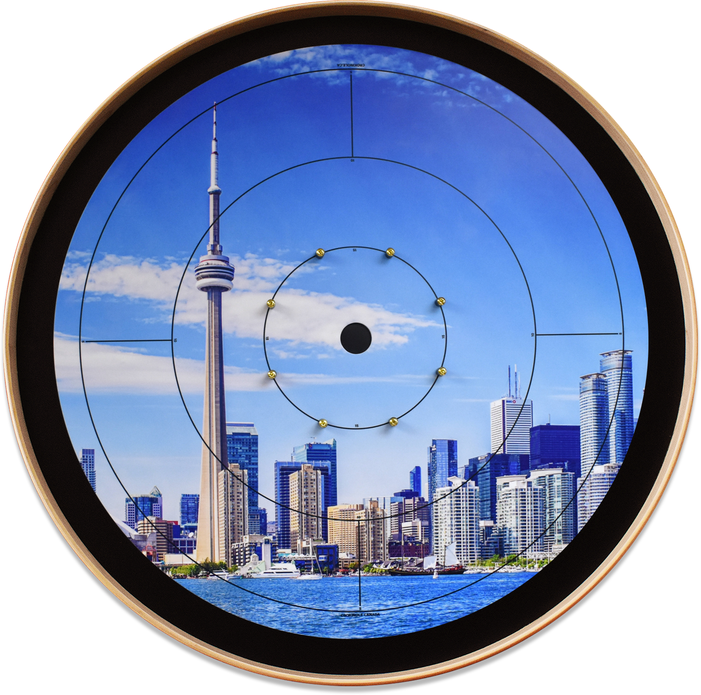 The Torontonian - Tournament Style Crokinole Board Game Set (Meets NCA Standards)