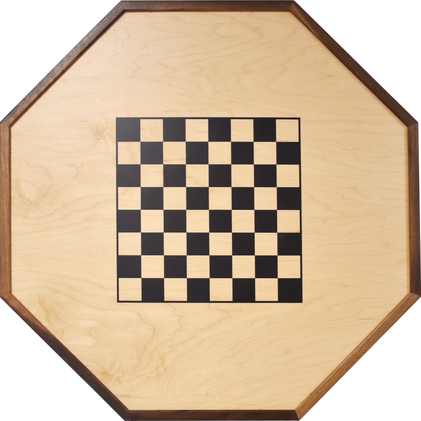 The Walnut Grove - Traditional Octagon Crokinole Board Game Set