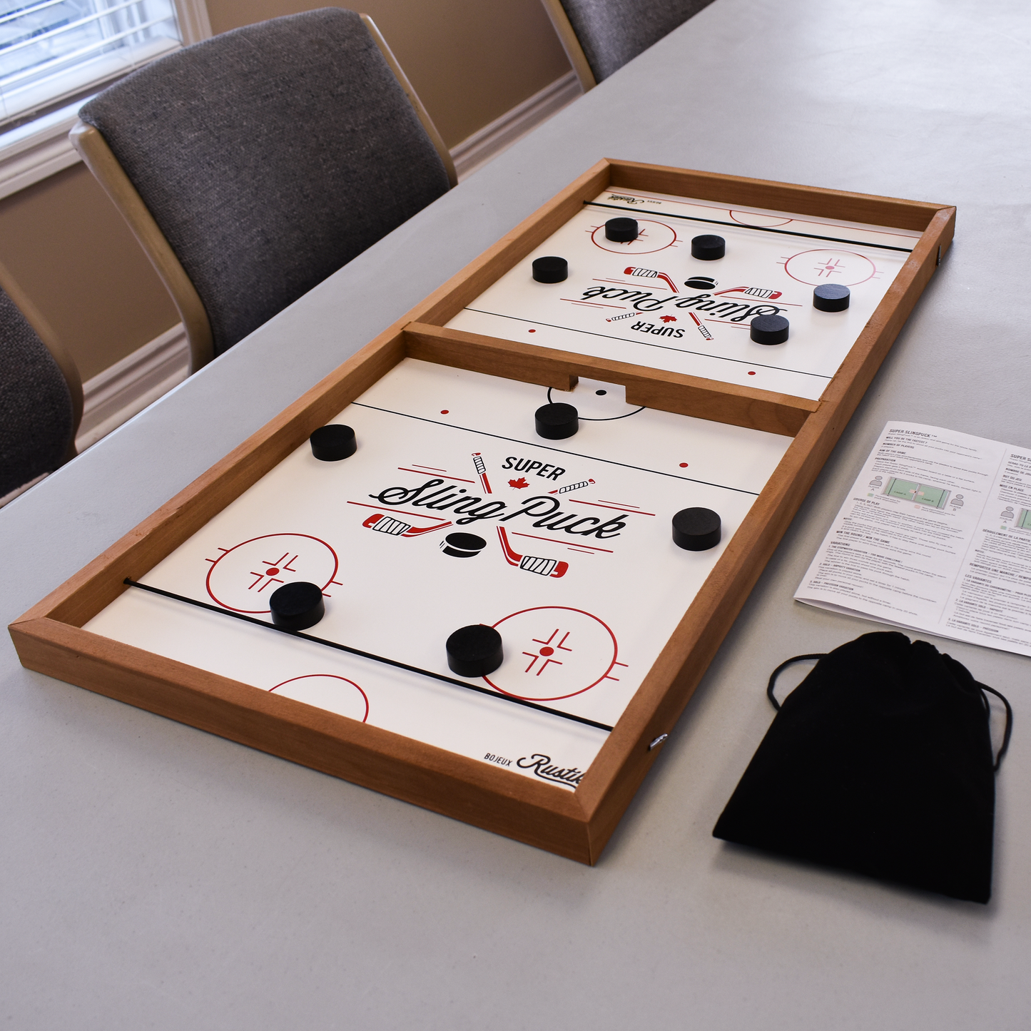Super Slingpuck (Includes Board, Discs, Pouch & Rules)