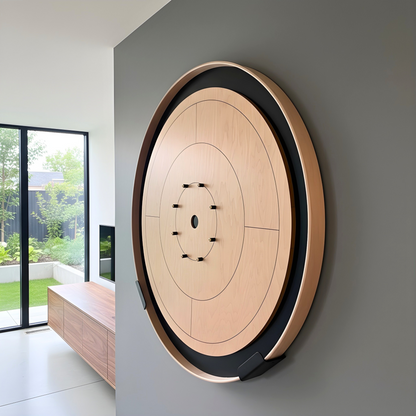 Crokinole Board Wall Mount - Fits All Sizes - Single Piece - Simple Install