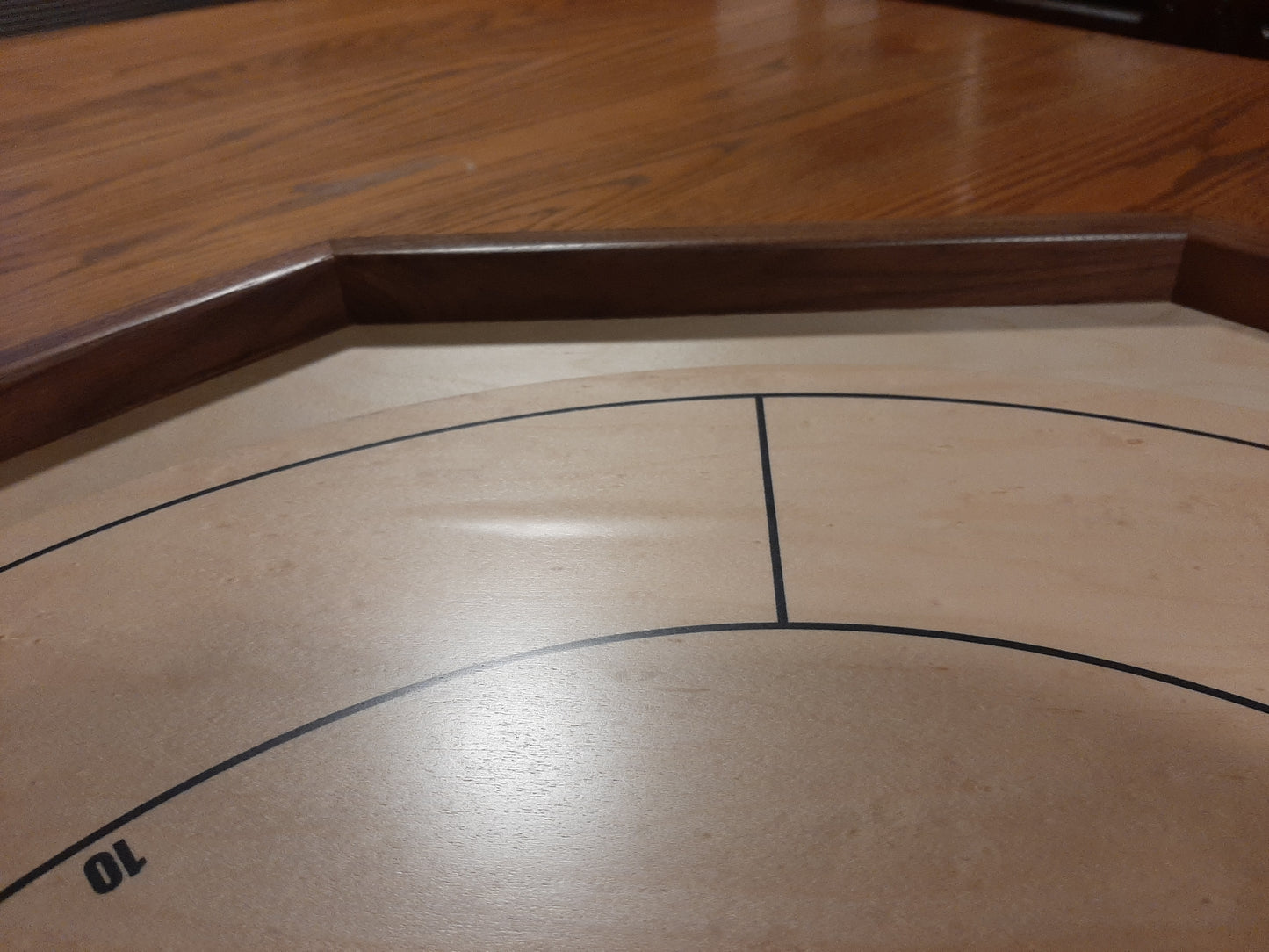 Le rail de luxe en noyer