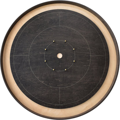 The Gray Maple - Tournament Style Crokinole Board Game Set (Meets NCA Standards)