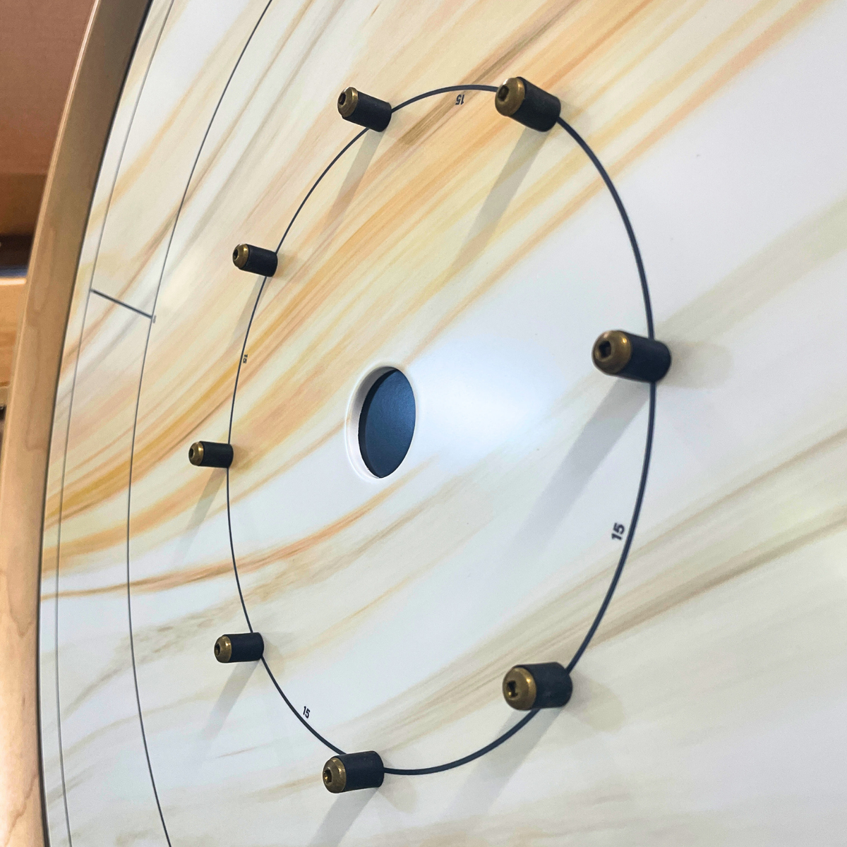 The Graceful Marble - Tournament Style Crokinole Board Game Set