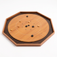 The Crokinole King - Large Traditional Crokinole Board Game Set - Tournament Size Play Surface