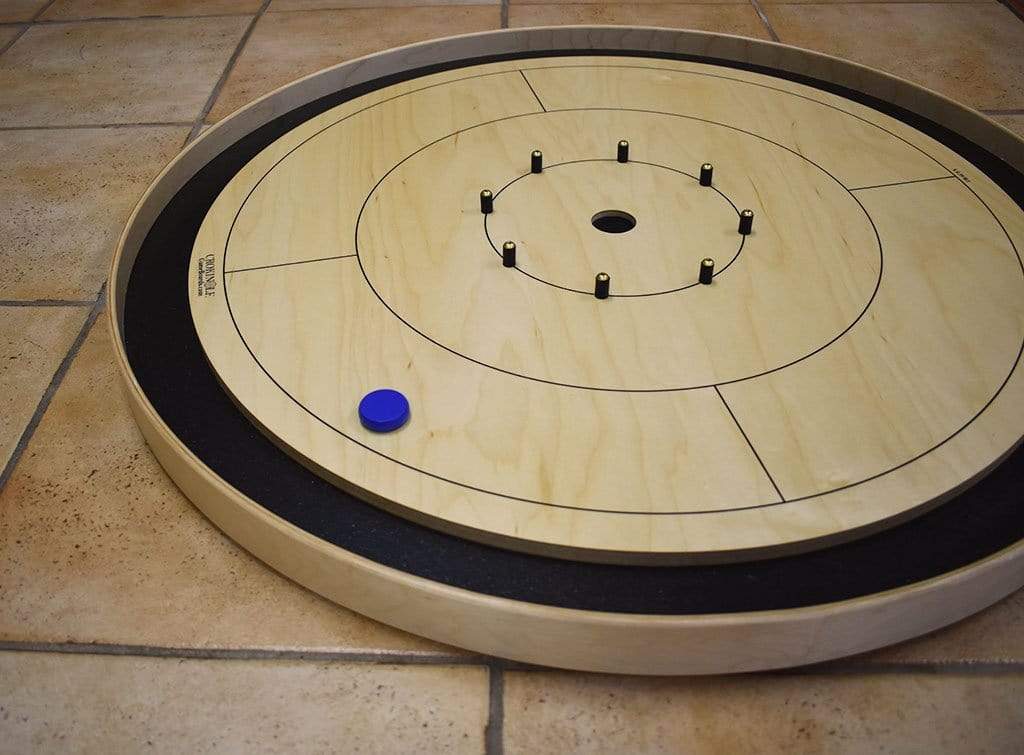 13 Blue Crokinole Discs (Half Set)