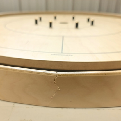 The Crokinole Canada Board (With Branding) - Tournament Board Game Set - Meets NCA Standards
