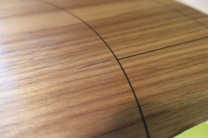 The Walnut Wonder - Large Traditional Crokinole Board Game Set