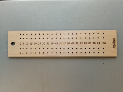 Rastreador de puntos Crokinole para 4 jugadores