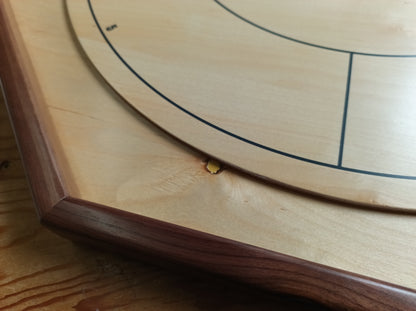 Le rail de luxe en noyer