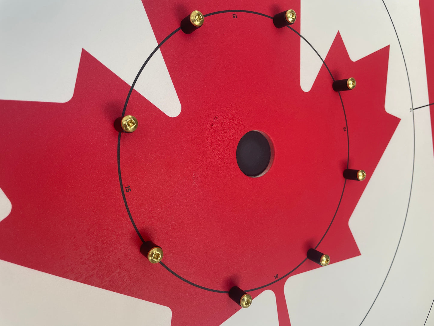 The Canuck - Tournament Style Crokinole Board Game Set