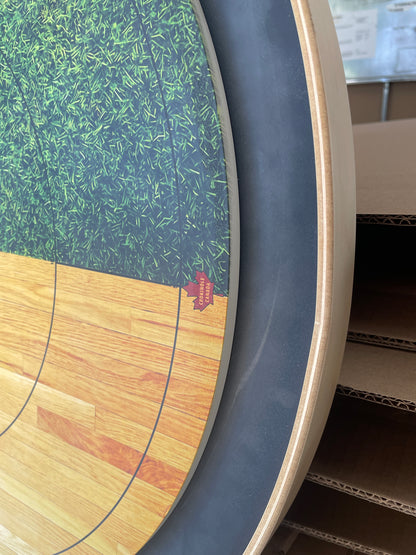 The Sports Faceoff Board - Tournament Style Crokinole Board Game Set