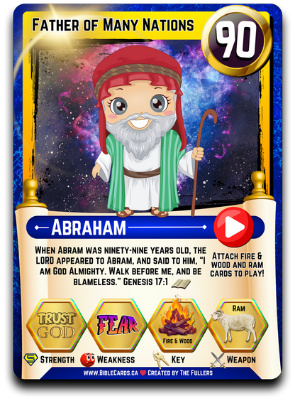 Generations Edition Bible Cards - Pack of 23 Trading Cards