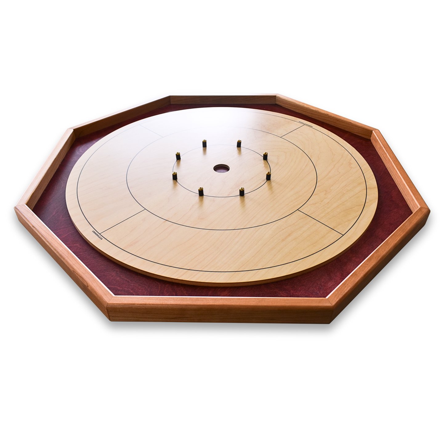 The Baltic Bircher (No Numbers) - Large Traditional Crokinole Board Game Set