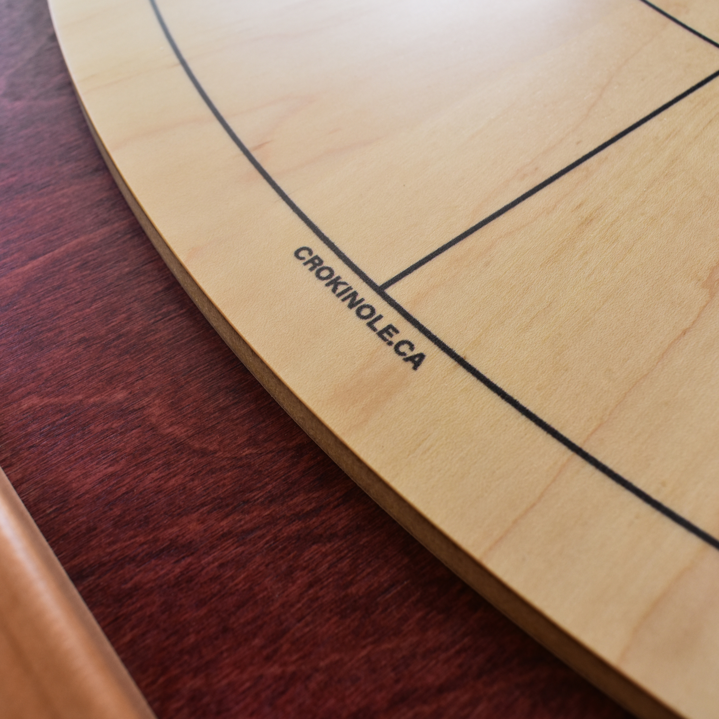 The Baltic Bircher (No Numbers) - Large Traditional Crokinole Board Game Set