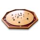 The Baltic Bircher (With SMALL Scoring Numbers) - Large Traditional Crokinole Board Game Set