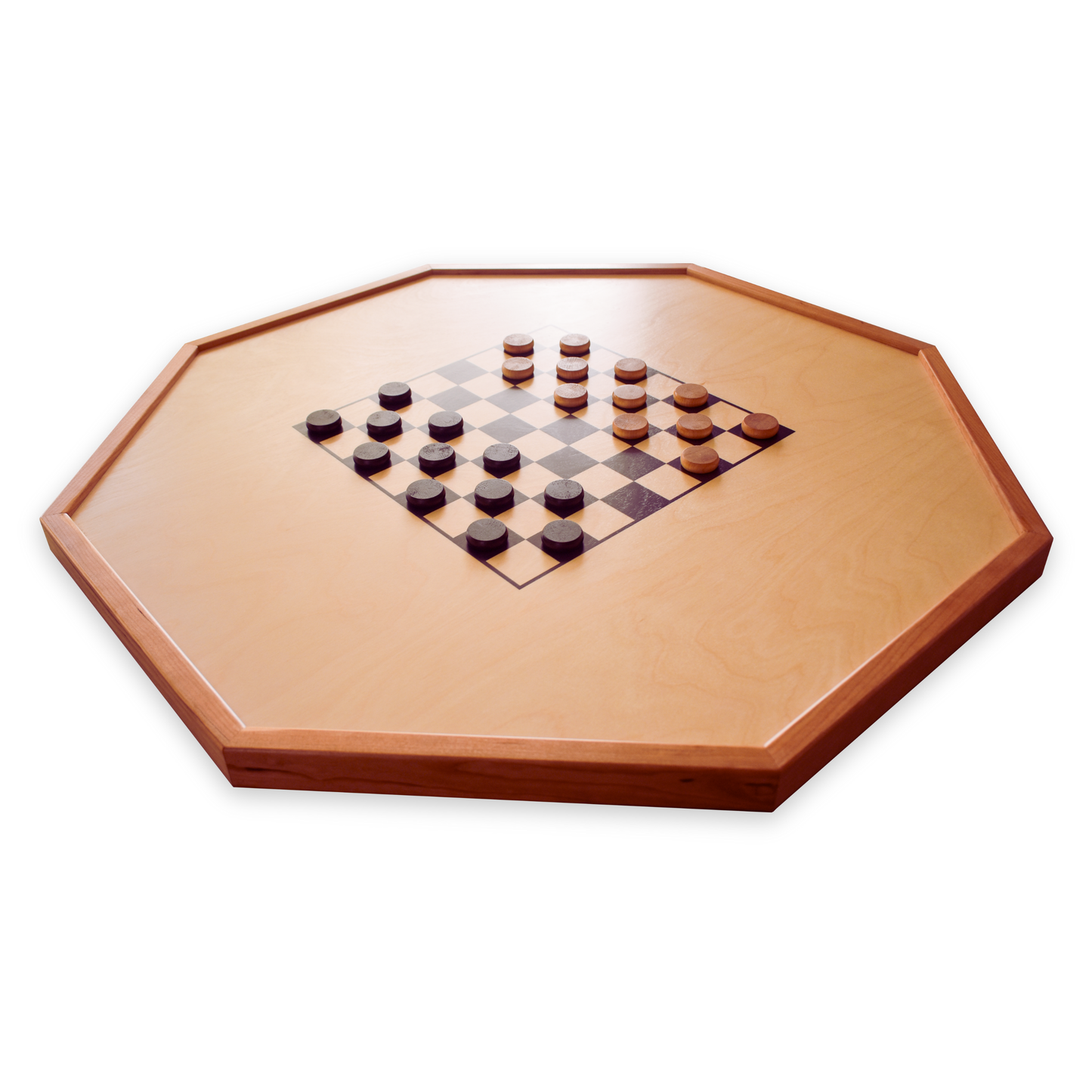 The Baltic Bircher (With SMALL Scoring Numbers) - Large Traditional Crokinole Board Game Set