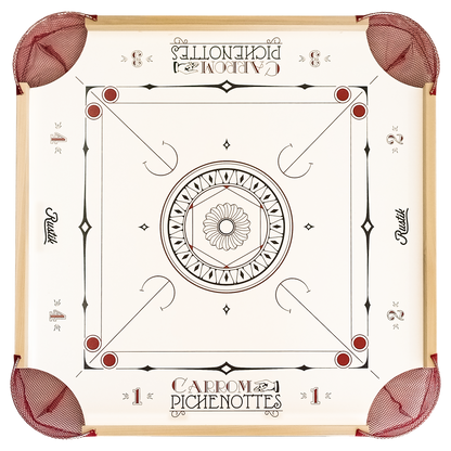 American Style - Beginner Carrom / Pinnochi Board Set