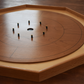 Cherry Hill Blossom - Small Traditional Style Crokinole Board Game Set