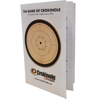 The Red Maple - Tournament Style Crokinole Board Game Set (Meets NCA Standards)