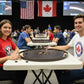 The Gray Maple - Tournament Style Crokinole Board Game Set (Meets NCA Standards)