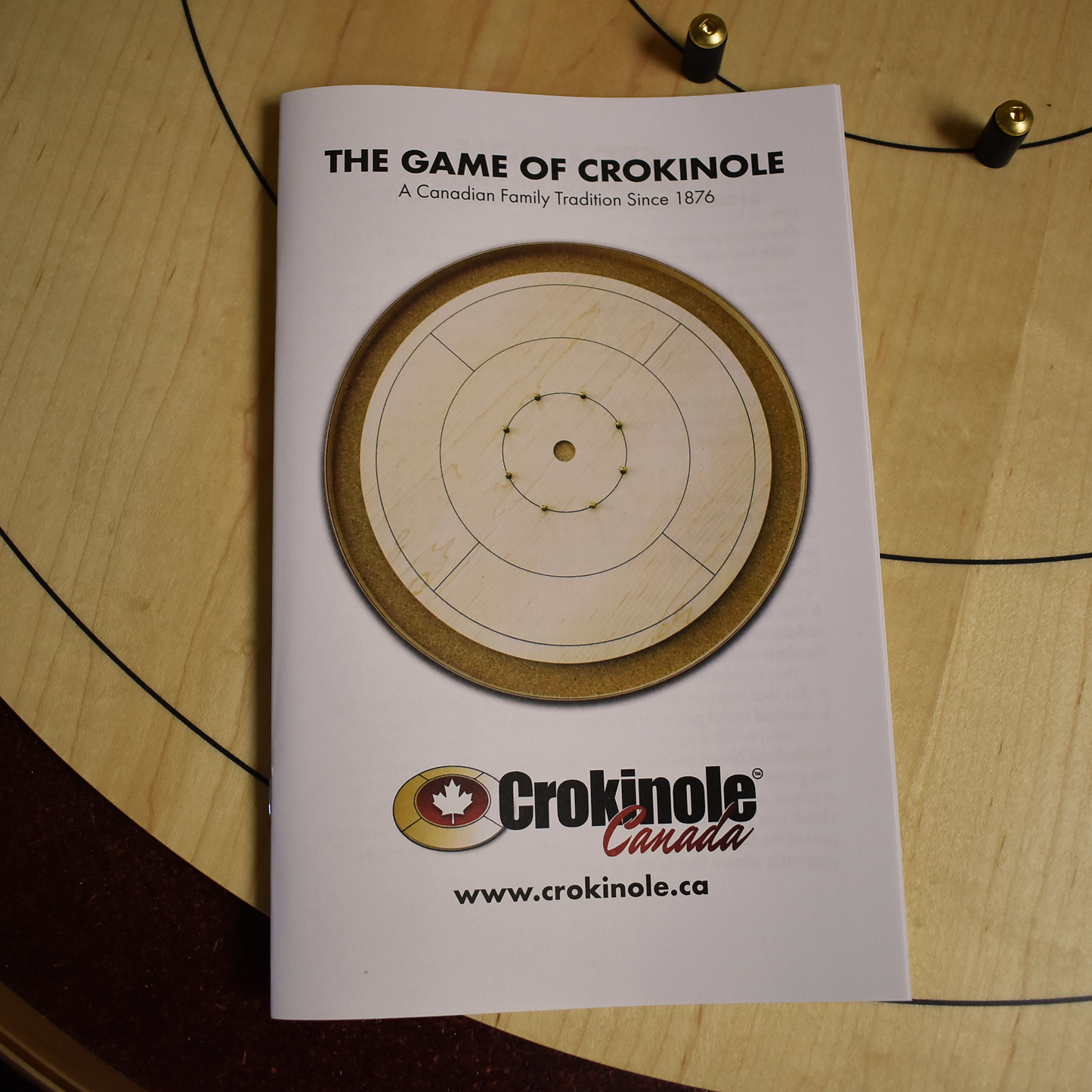 The Torontonian - Tournament Style Crokinole Board Game Set (Meets NCA Standards)