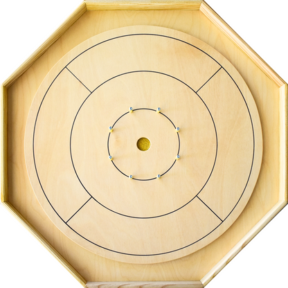 The Family Board - Traditional Crokinole Board Game Set