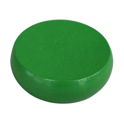 13 Green Crokinole Discs (Half Set)