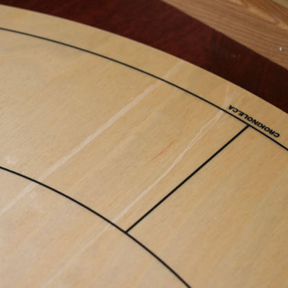 The Baltic Bircher (No Numbers) - Large Traditional Crokinole Board Game Set
