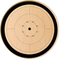 The Crokinole Canada Board (No Branding / With Checkerboard) - Tournament Board Game Set - Meets NCA Standards