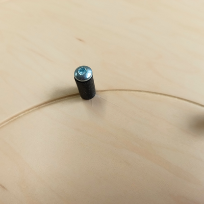 The Mountie - Large Traditional Crokinole Board Game Set