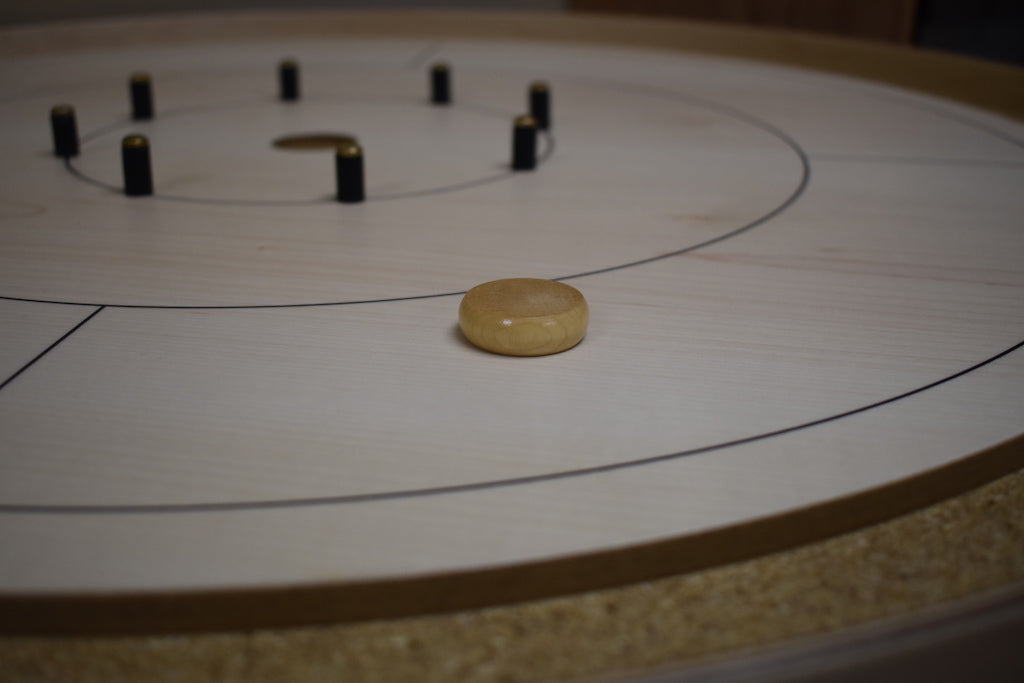 13 Natural Crokinole Discs (Half Set)