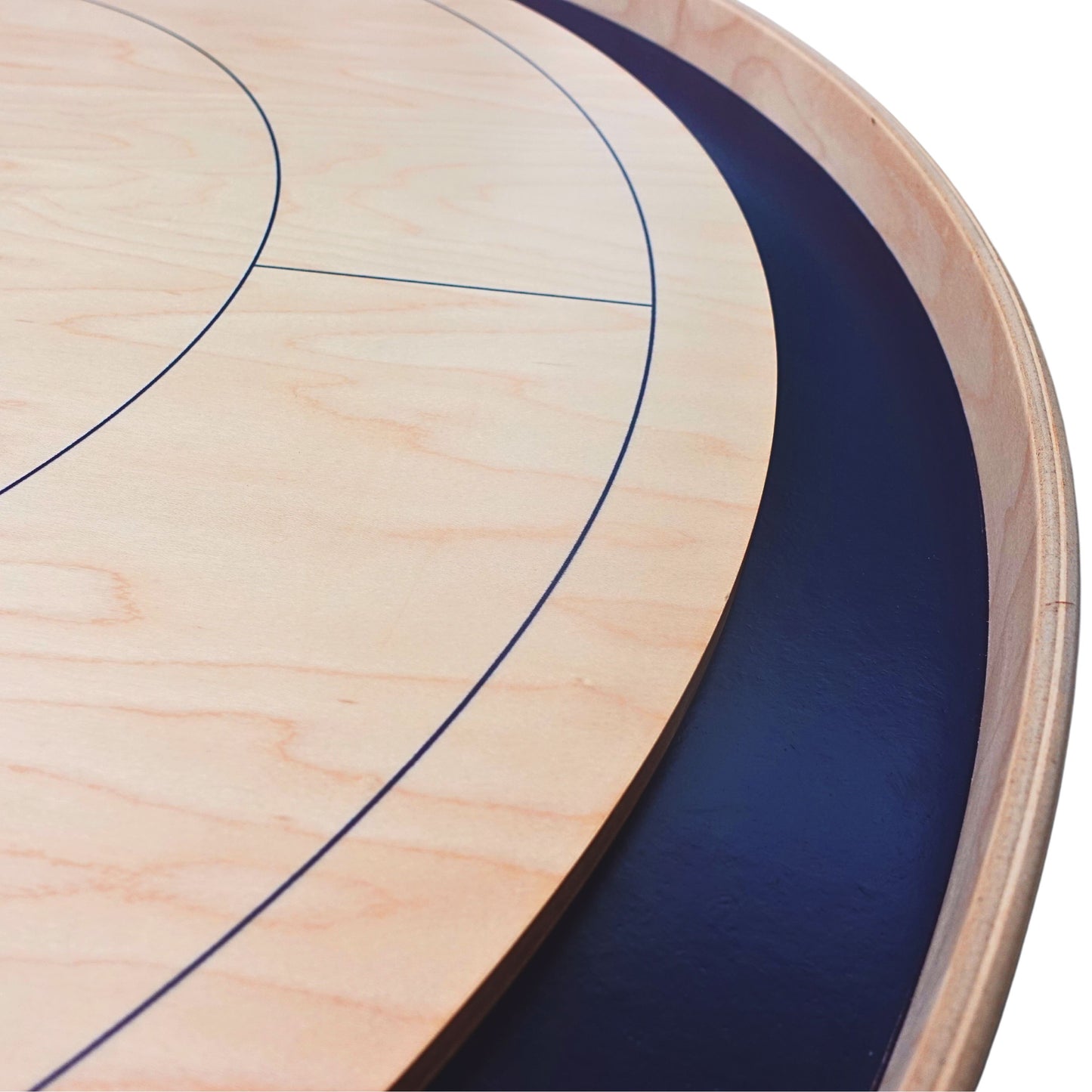 The Navy Board by Crokinole Canada - Tournament Board Game Set - Meets NCA Standards