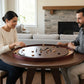 The Red Maple - Tournament Style Crokinole Board Game Set (Meets NCA Standards)
