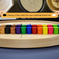 The Crokinole Master - Large Traditional Crokinole Board Game Set