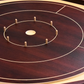 Crokinole Board For Beginners - Shiraz Cherry & Maple Melamine - Traditional Crokinole Board Game Set