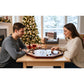 Crokinole Board For Beginners - Shiraz Cherry & Maple Melamine - Traditional Crokinole Board Game Set